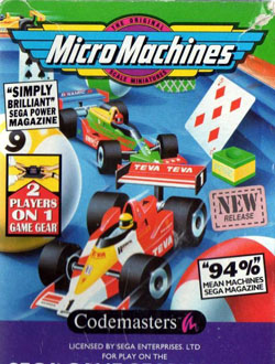 Pochette MicroMachines version GameGear