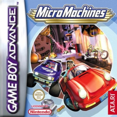 Pochette MicroMachines version GameBoy Advance