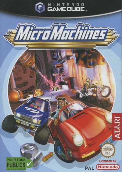 Pochette MicroMachines version GameCube