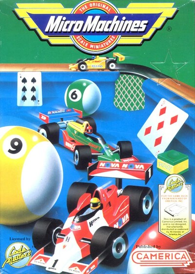 Pochette MicroMachines version PC Windows