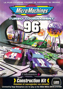 Pochette MicroMachines Turbo Tournament 96 version Megadrive