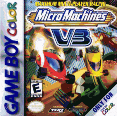 Pochette MicroMachines V3 version GameBoy/Color