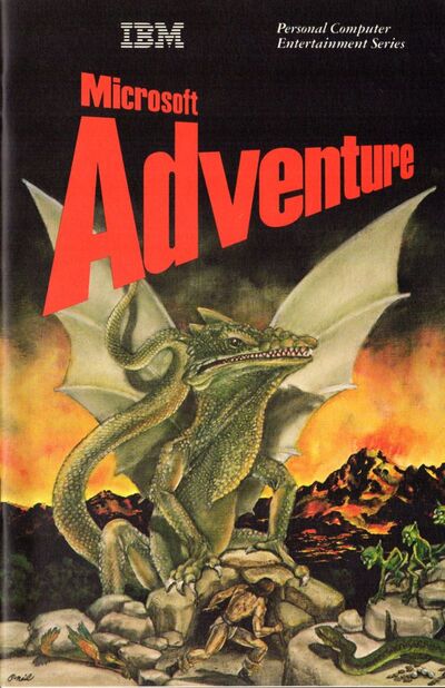 Pochette Microsoft Adventure version PC MS-DOS