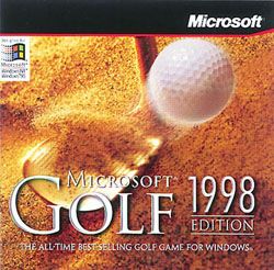 Pochette Microsoft Golf 1998 version PC Windows
