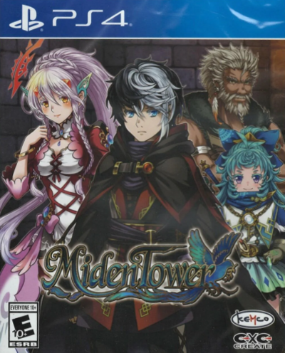 Pochette Miden Tower version PlayStation 4