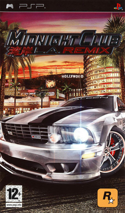 Pochette Midnight Club : Los Angeles Remix version PSP
