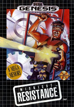 Pochette Midnight Resistance version Megadrive