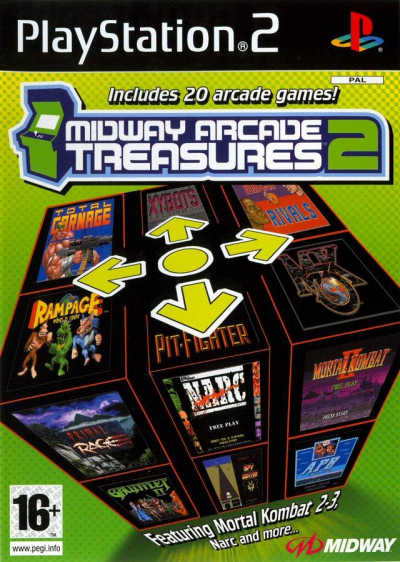 Pochette Midway Arcade Treasures 2 version PlayStation 2