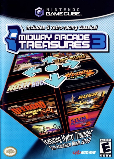 Pochette Midway Arcade Treasures 3 version GameCube