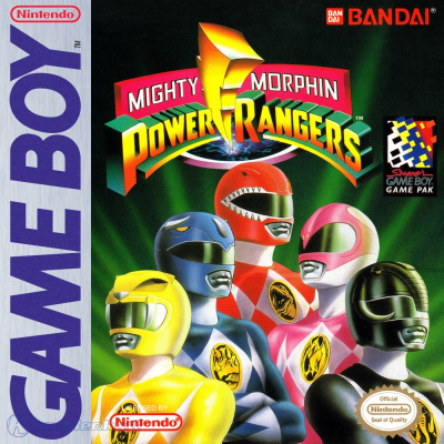 Pochette Mighty Morphin Power Rangers version GameBoy/Color