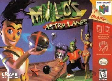 Pochette Milo's Astro Lanes version Nintendo 64