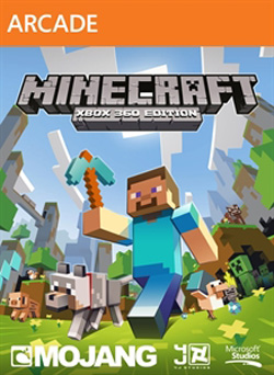 Pochette Minecraft version Xbox 360