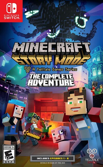 Pochette Minecraft : Story Mode version Switch