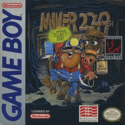 Pochette Miner 2049er version GameBoy/Color