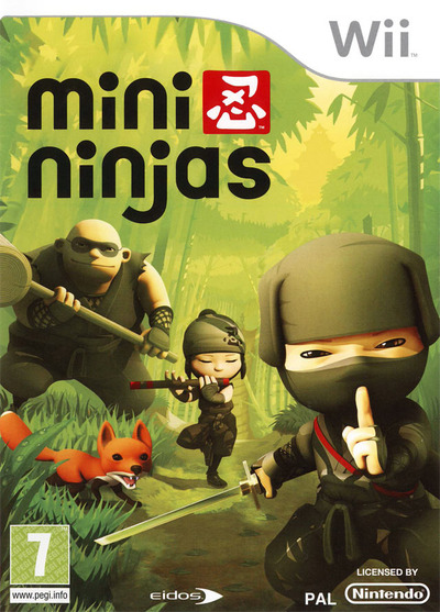 Pochette Mini Ninjas version Wii