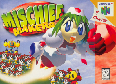 Pochette Mischief Makers version Nintendo 64