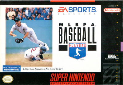 Pochette MLBPA Baseball version Super Nintendo