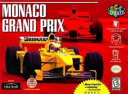 Pochette Monaco Grand Prix version Nintendo 64