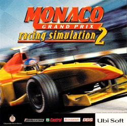 Pochette Monaco Grand Prix Racing Simulation 2 version Dreamcast