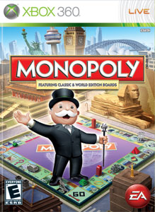 Pochette Monopoly : Edition Monde version Xbox 360