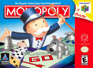 Pochette Monopoly version Nintendo 64