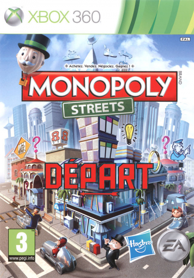 Pochette Monopoly Streets version Xbox 360