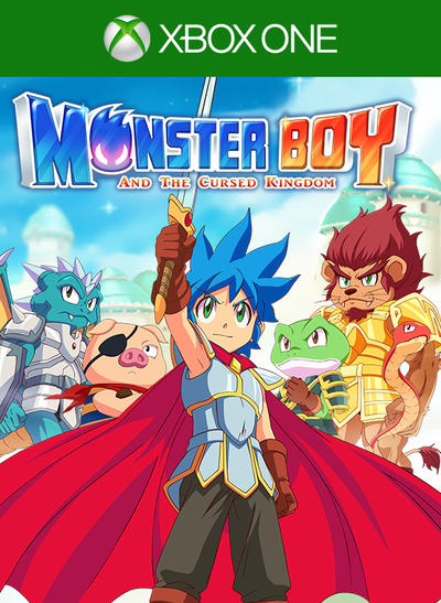 Pochette Monster Boy et le Royaume Maudit version Xbox Series X/S