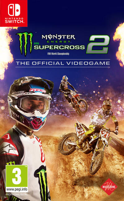 Pochette Monster Energy Supercross 2 : The Official Videogame version Switch