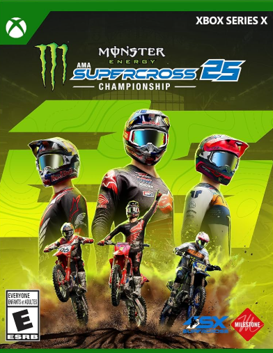 Pochette Monster Energy Supercross 25 version Xbox Series X/S