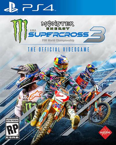 Pochette Monster Energy Supercross 3 : The Official Videogame version PlayStation 4