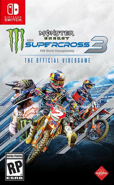 Pochette Monster Energy Supercross 3 : The Official Videogame version Switch