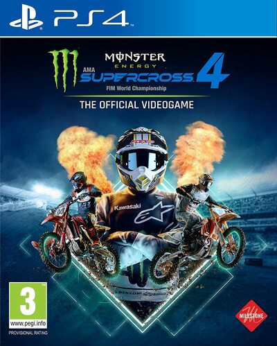 Pochette Monster Energy Supercross 4 : The Official Videogame version PlayStation 4