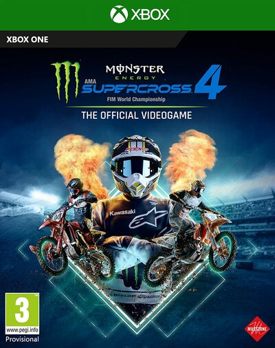 Pochette Monster Energy Supercross 4 : The Official Videogame version Xbox One