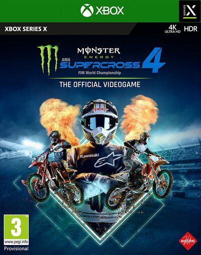 Pochette Monster Energy Supercross 4 : The Official Videogame version Xbox Series X/S