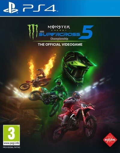 Pochette Monster Energy Supercross 5 : The Official Videogame version PlayStation 4
