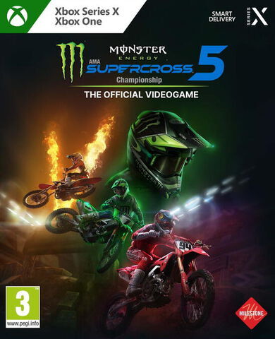 Pochette Monster Energy Supercross 5 : The Official Videogame version Xbox Series X/S