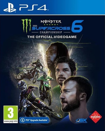 Pochette Monster Energy Supercross 6 : The Official Videogame version PlayStation 4