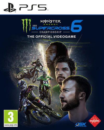 Pochette Monster Energy Supercross 6 : The Official Videogame version PlayStation 5