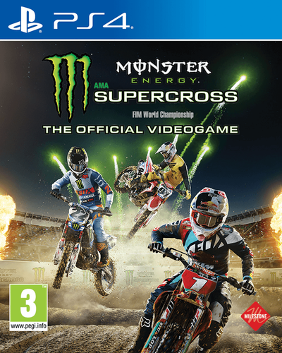 Pochette Monster Energy Supercross : The Official Videogame version PlayStation 4