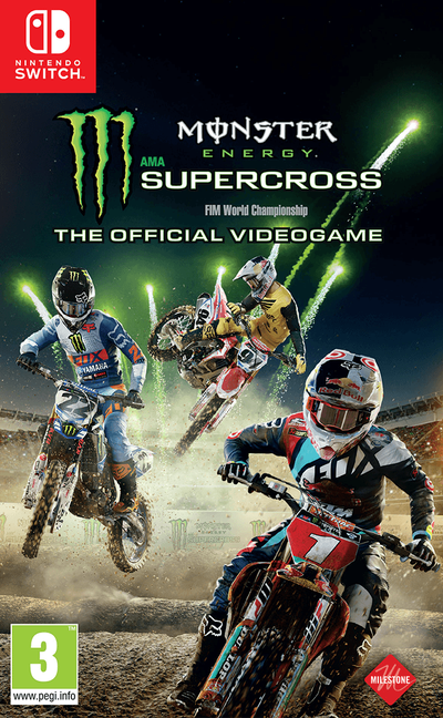 Pochette Monster Energy Supercross : The Official Videogame version Switch