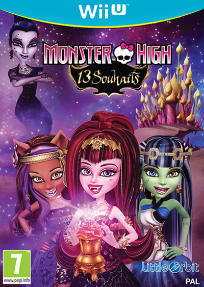 Pochette Monster High : 13 Souhaits version Wii U