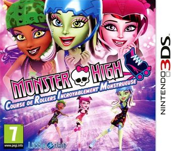 Pochette Monster High : Course de rollers incroyablement monstrueuse version 3DS