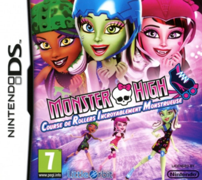 Pochette Monster High : Course de rollers incroyablement monstrueuse version DS