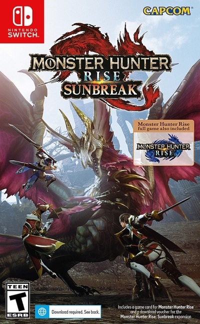 Pochette Monster Hunter Rise : Sunbreak version Switch