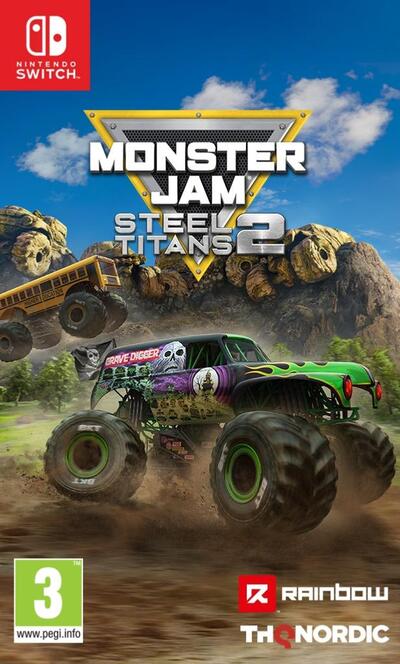 Pochette Monster Jam Steel Titans 2 version Switch