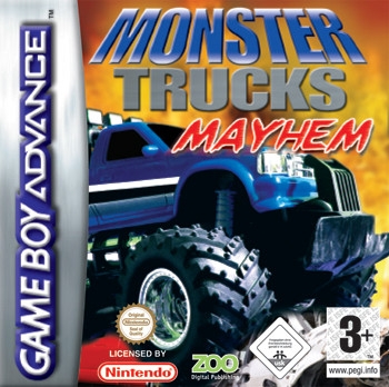 Pochette Monster Trucks Mayhem version GameBoy Advance