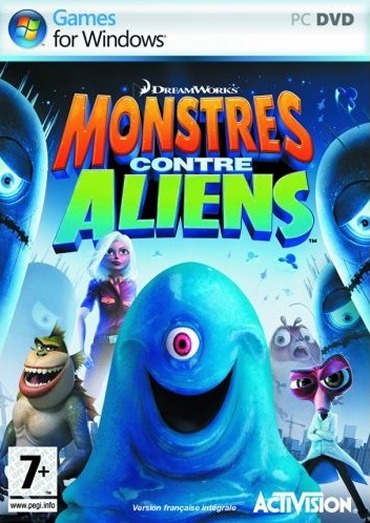 Pochette Monstres contre Aliens version PC Windows