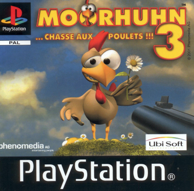 Pochette Moorhuhn 3 ... Chasse aux poulets !!! version PlayStation