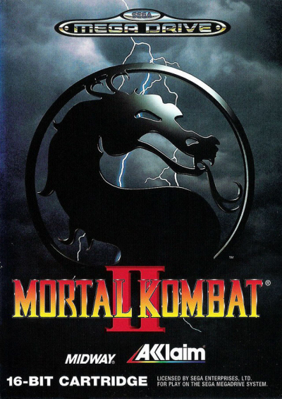 Pochette Mortal Kombat II version Megadrive
