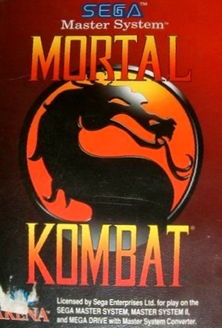Pochette Mortal Kombat version Master System